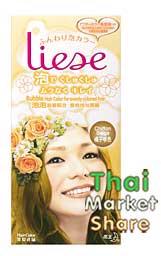รูป Liese Chiffon Beige (ลิเซ่ ชิฟฟ่อน เบจ) โฟมเปลี่ยนสีผม สีน้ำตาลเลือมทอง